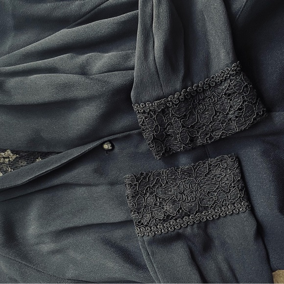 Vintage PG Collections Ginger Bort black lace back Jumpsuit - Picture 6 of 10